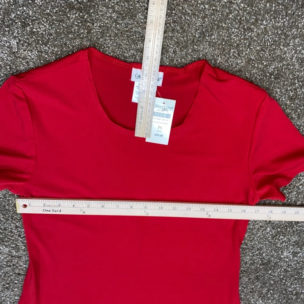 Coldwater Creek Long Maxi Red Dress Stretch, Petite Small, Perfect for h… - Picture 7 of 10